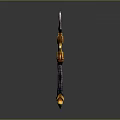 Cold weapons Sword Axe Hook Fork Spear Trident Melee Weapon Military 3d model