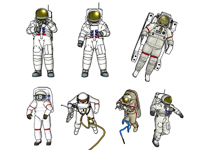 The Modern Astronaut 3d model