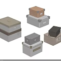 Practical Stackable Storage Boxes In Various Colors For Home Living Organization