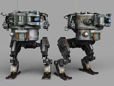 Cyberbot Sci-fi Robot Meca Century Sci-fi Style Cyberpunk Style 3d model