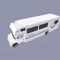 White Explorer Motorhome With Long Body Multiple Windows And Sleek Roof Design