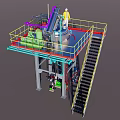 6 cubic meter reduction reactor 3d model