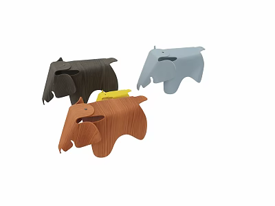 Modern Children's Stool Elephant Seat 3d model Modern Children's Stool Elephant Seat 3d model