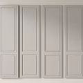 Light Gray Modern Wall Panels With Simple Design For Home Interior Decoration