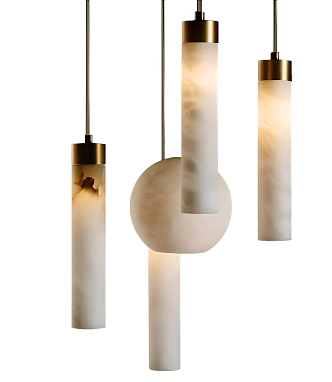 Modern marble ceiling Metal ceiling 3d model