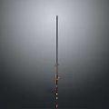 Medieval Style Sword With Long Metal Blade And Golden Hilt Design