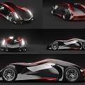 Modern Concept Super sports car Super Cool Super Concept sports car Fantasy Racing Limousine Sport Concept Super sports car 3d model