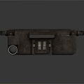 Industrial Black Metal Mechanical Component With Connecting Parts And Fixed Structure