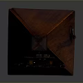 Wooden Triangular Metronome with Classic Design and Metal Internal Structure for Music Practice
