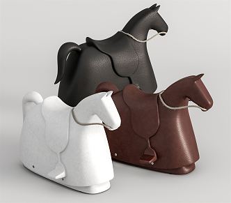 Modern Trojan Horse Children's Chair 3d model