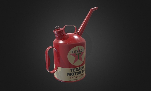 Oil Pot Gasoline Pot Industrial Equipment Kettle 3d model