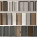 Stylish Hinged Doors With Various Colors Materials And Designs For Home Interior Design