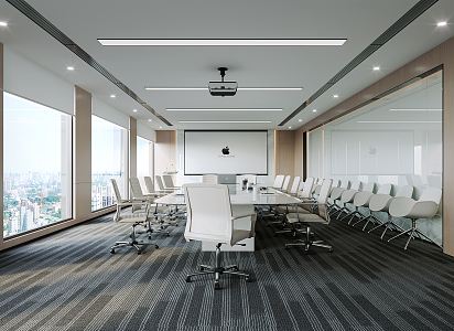 Modern Conference Room 3d model