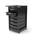 BetterPro Black Commercial Storage Utility Cart With Multiple Drawers And Wheels