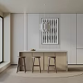 Modern table combination 3d model