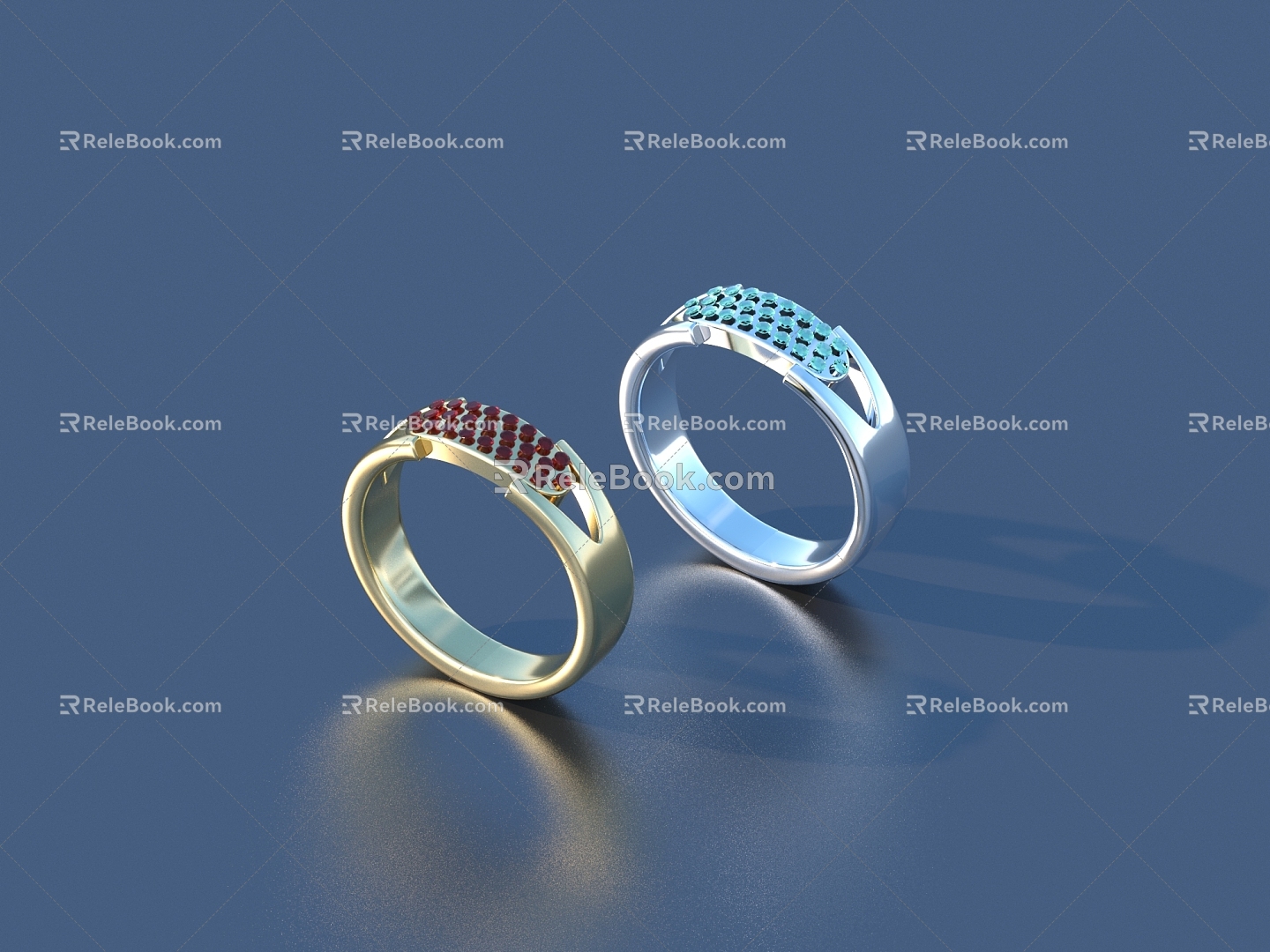 Ring Diamond Ring Gem Ring 3d model