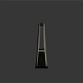Electric Heater Vertical Modern Design With Efficient Heating Sleek Black Finish For Home