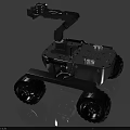 Industrial Mobile Robot With Mechanical Arm And Large Off Road Wheels