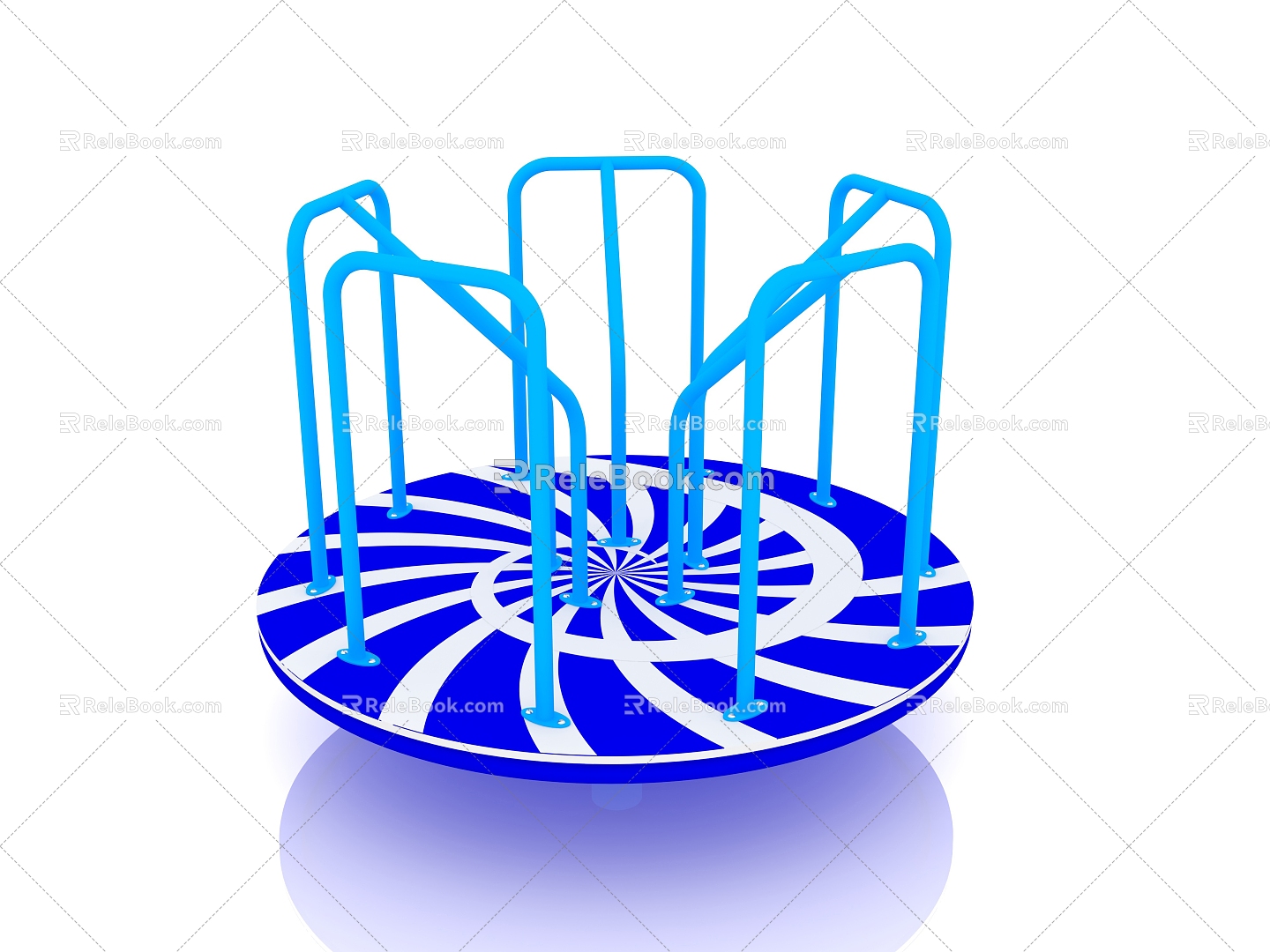 Children's swivel chair 3d model