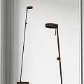 Modern Minimalist Floor Lamp With Metal Stand And Adjustable Arm For Indoor Use