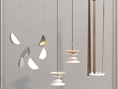 Modern chandelier combination model