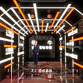 Activity Channel With Orange White Stripes Lighting Design And Electrical Expert