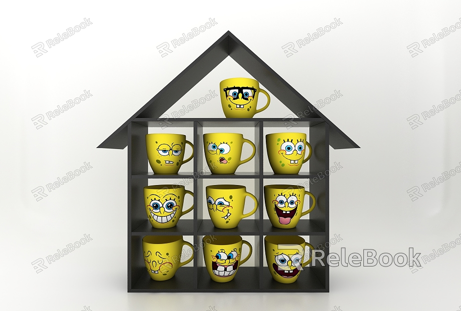 Modern Cup Decorations model