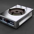 Zanussi Stainless Steel Single Burner Gas Stove With Knob Control For Kitchen