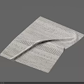 White And Blue Textured Cloth For Daily Kitchen Cleaning And Household Use
