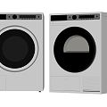 Modern washer dryer 3d model