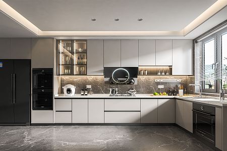 Modern Kitchen 3d model