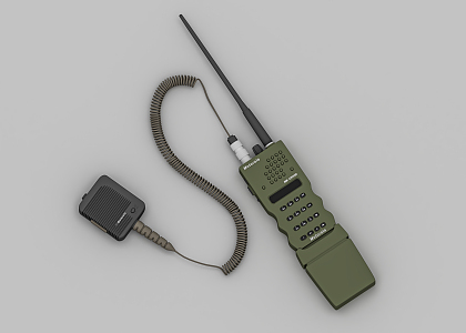 Modern Walkie-talkie Military Walkie-talkie 3d model