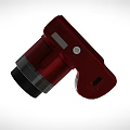 Samsung Red Digital Camera With High Resolution Lens And Compact Design 3d model