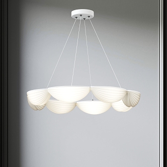 Modern chandelier 3d model