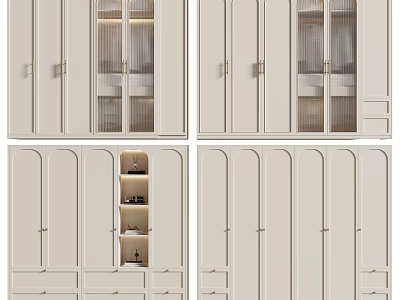 French Wardrobe Glass Wardrobe Decorative Wardrobe Swing Door Wardrobe Cabinet Door Panel