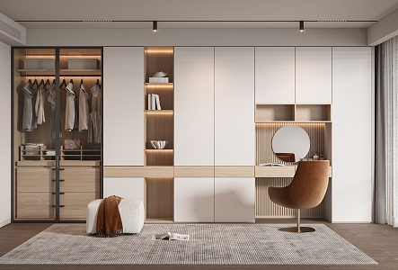 Modern wardrobe 3d model