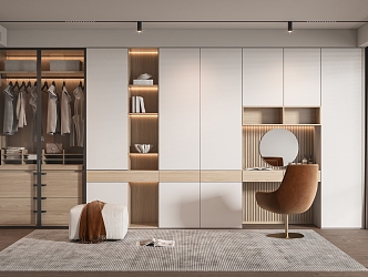 Modern wardrobe 3d model