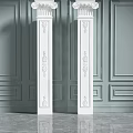 European Roman Column 3d model