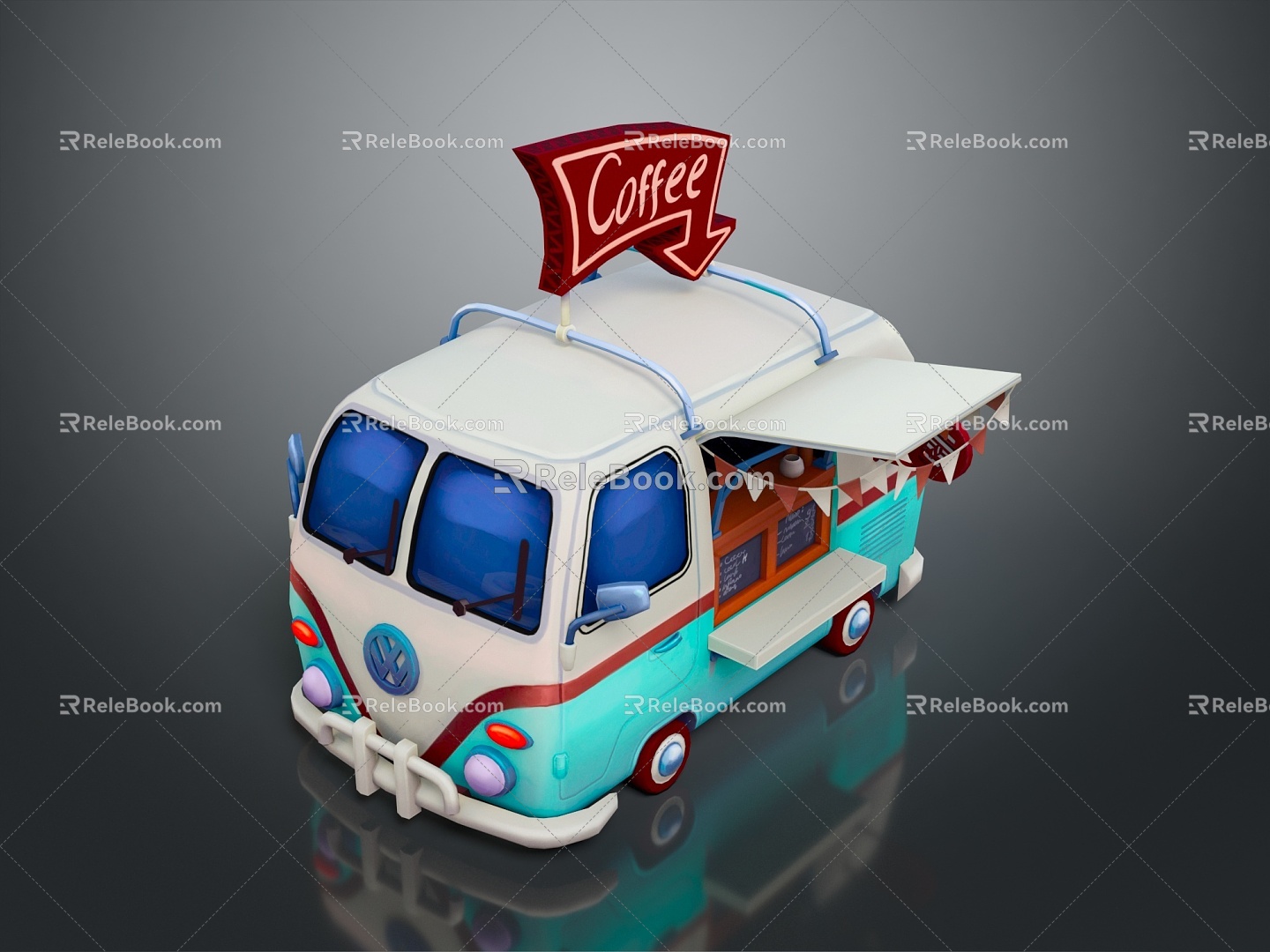 Modern Vans Food Trucks Food Trucks Mobile Food Trucks Mobile Vendors 3d model