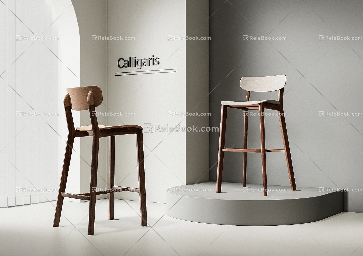 Bar Chair Bar Stool High Stool 3d model