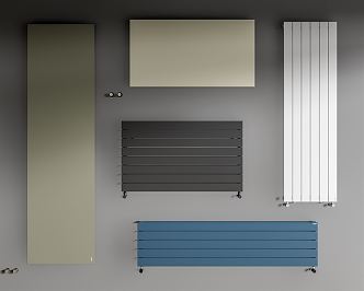 Modern radiator combination 3d model