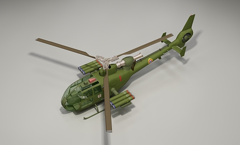 Modern Helicopter 3d model