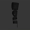 Black Protective Gear Set With Straps And Adjustable Design Features