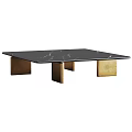 Modern Coffee Table Design With Marble Top Golden Metal Legs Oval And Rectangular Shapes