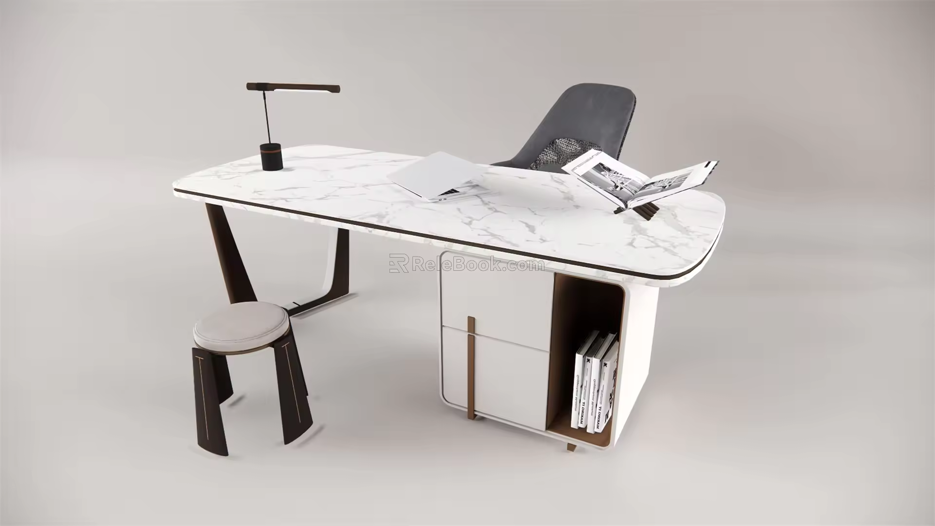 modern desk chair 3d model