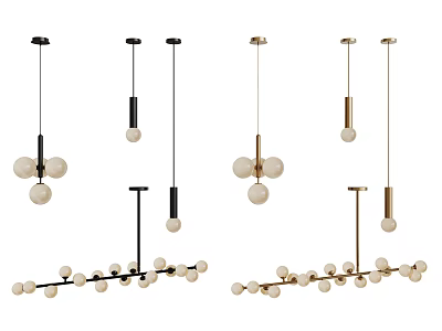 Modern Chandelier Art Chandelier Spherical Chandelier 3d model