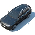 BMW X7 2023 BMW has few simple mold surfaces 3d model