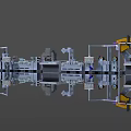 Industrial Factory Production Line With Automated Machinery And Manufacturing Equipment