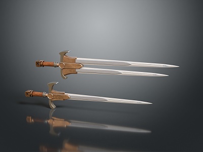 Officer Sword Long Sword Sheath Sword Samurai Sword Samurai Sword Accessories Soldier Sword Knight Sabre 3d model