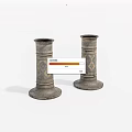 Decorative Styling Pillars 3d model